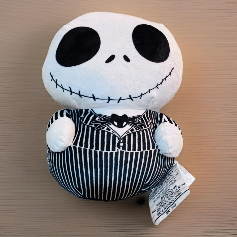 Jack Skellington Plush Pillow Nightmare Before Christmas Soft Toy Kids Squishy